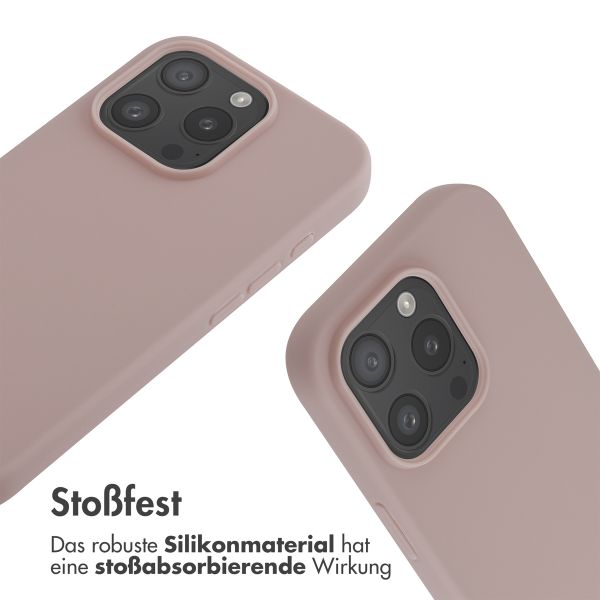 imoshion SilikonHülle mit Band Apple iPhone 16 Pro - Sand Pink