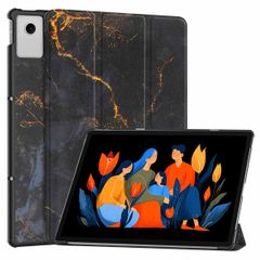imoshion Design Trifold Klaphülle Lenovo Idea Tab Plus - Black Marble