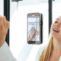 Selencia MagSafe-Saugnapf-Handyhalterung - Warm Grey