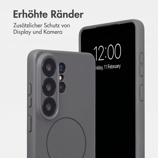 Accezz Grip Backcover mit MagSafe Samsung Galaxy S26 Ultra - Grau