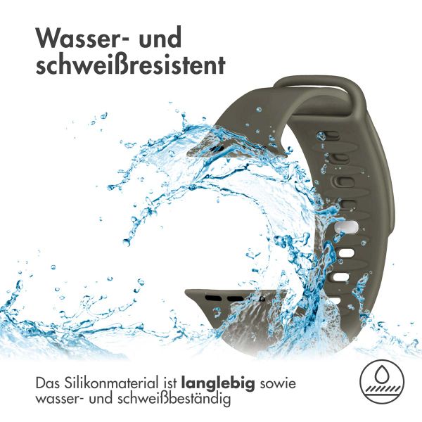 imoshion Silikonband für das Apple Watch Series 1-9 / SE - 38/40/41 mm / Series 10 - 42 mm - Olive Green