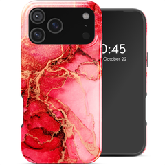 Selencia Vivid Rückabdeckung mit MagSafe Apple iPhone 17 Pro Max - Rosy Marble