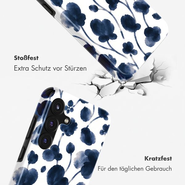 Selencia Vivid Back Cover Samsung Galaxy S25 FE - Midnight Blossom