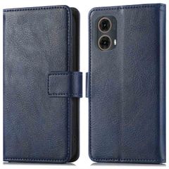 imoshion Luxuriöse Klapphülle Motorola Moto G85 - Dunkelblau