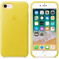Apple Leder-Case Apple iPhone SE (2022 / 2020) / 8 / 7 - Spring Yellow