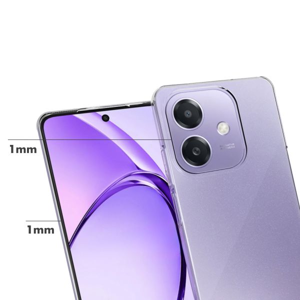 Accezz TPU Clear Cover für das Oppo A40 / A40M / A60 5G - Transparent