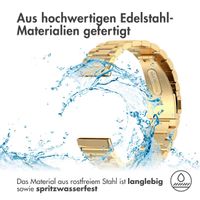 imoshion Edelstahlarmband für das Fitbit Versa 4 / 3 / Sense (2) - Gold