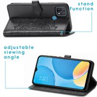imoshion Mandala Klapphülle Oppo A15 - Schwarz