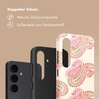 Selencia Vivid Back Cover Samsung Galaxy S24 - Paisley Blush