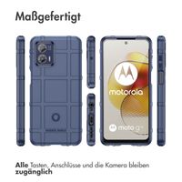 imoshion Rugged Shield Backcover für das Motorola Moto G73 - Dunkelblau