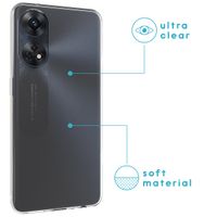 Transparentes Gel Case für das Oppo Reno 8T (4G) - Transparent