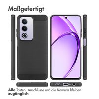 imoshion Brushed Back Cover für das Oppo A80 5G - Schwarz