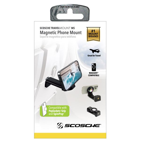 Scosche Travel Mount mit MagSafe - Handyhalter – Verstellbar – Magnetisch – Schwarz