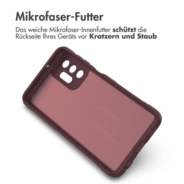 imoshion EasyGrip Back Cover für das Samsung Galaxy A13 (4G) - Aubergine