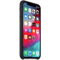 Apple Leder-Case Schwarz für das iPhone Xs