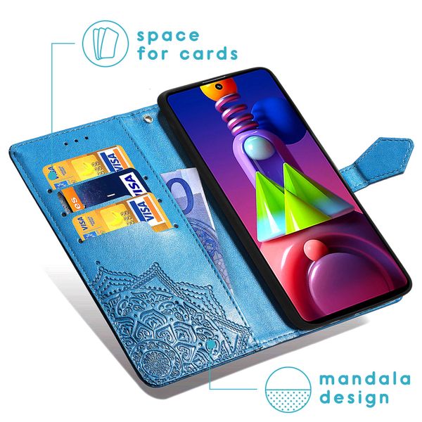 imoshion Mandala Klapphülle  Samsung Galaxy M51 - Türkis