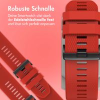 imoshion QuickFit® Silikonarmband - 26 mm Garmin Watch Anschluss - Rot