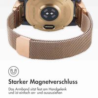 imoshion QuickFit® Milanese Armband -   Garmin 22 mm Anschluss - Größe L/XL - Rose Gold