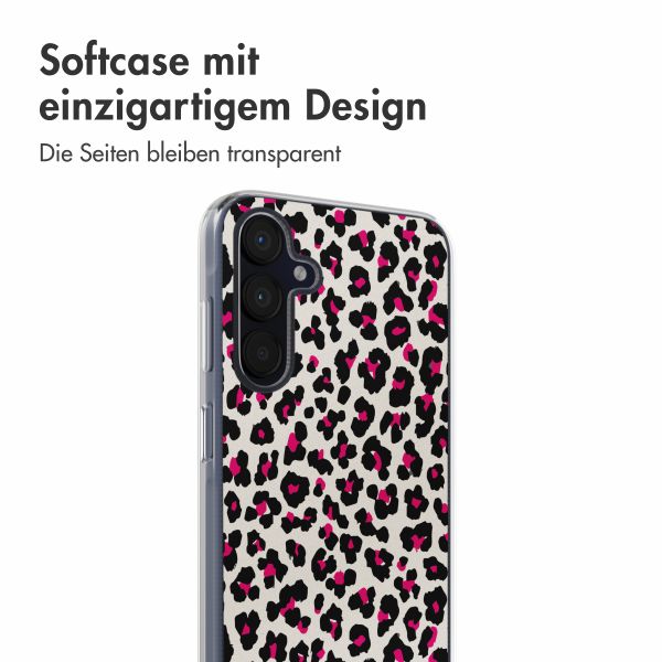 imoshion Design Hülle Samsung Galaxy A35 - Leopard Pink