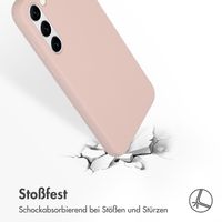 Accezz Liquid Silikoncase für das Samsung Galaxy S23 Plus - Rosa