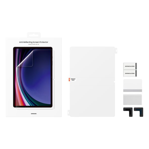 Samsung Enstpiegelte Original Displayschutzfolie für das Samsung Galaxy Tab S10 Plus / Tab S9 FE Plus / Tab S9 Plus - Transparent