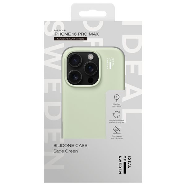 iDeal of Sweden Silikonhülle mit MagSafe Apple iPhone 16 Pro Max - Sage Green