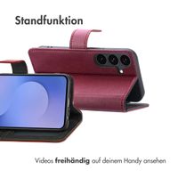 imoshion Luxuriöse Klapphülle Samsung Galaxy S25 FE - Bordeaux