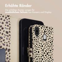 imoshion Design Klapphülle Samsung Galaxy A20e - Black And White Dots