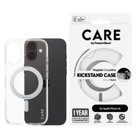 CARE by PanzerGlass Kickstand Case MagSafe für das iPhone 16 - Silber