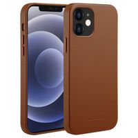 Accezz MagSafe Leather Backcover für das Apple iPhone 12 (Pro) - Sienna Brown