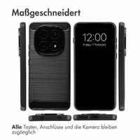imoshion Brushed Back Cover Xiaomi Redmi Note 15 Pro (4G) - Schwarz