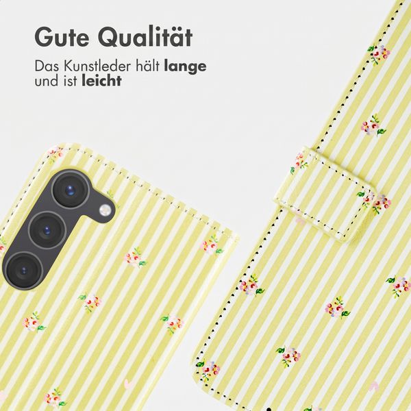 imoshion Design Klapphülle Samsung Galaxy S23 - Garden Stripes