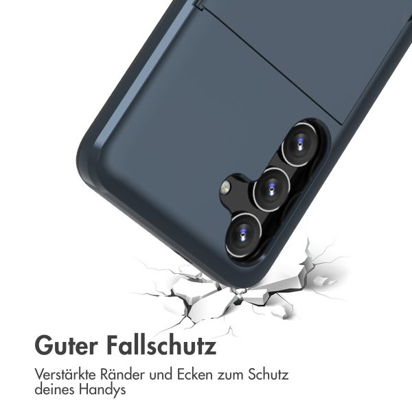 imoshion Backcover mit Kartenfach für das Samsung Galaxy S24 - Dunkelblau