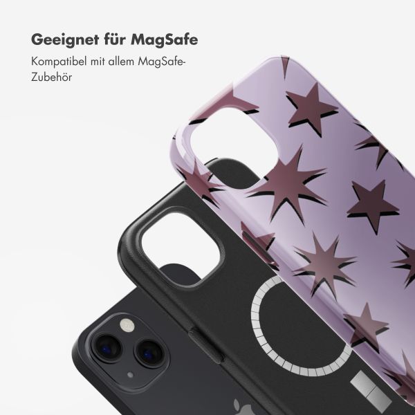 Selencia Vivid Rückabdeckung mit MagSafe Apple iPhone 13 - Stars Plum Lilac
