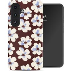 Selencia Vivid Back Cover Samsung Galaxy S26 - Choco Flower Pop