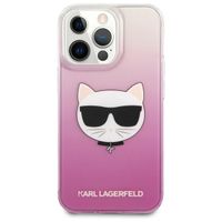 Karl Lagerfeld Hardcase Backcover Choupette für das iPhone 13 Pro - Rosa