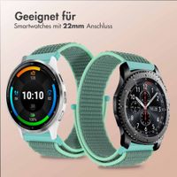 imoshion Nylonarmband -   Universelle 22 mm Anschluss - Mintgrün