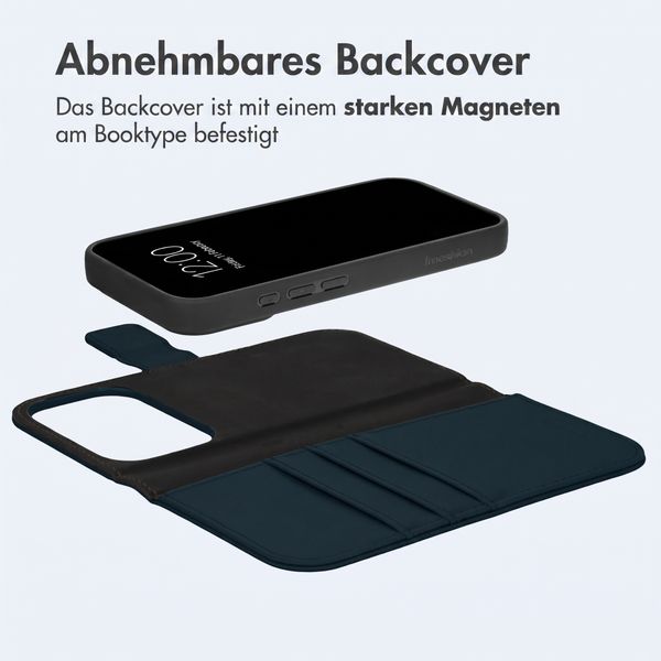 imoshion Herausnehmbare 2-in-1 Luxus-Bookcase Apple iPhone 18 Pro / 17 Pro - Blau