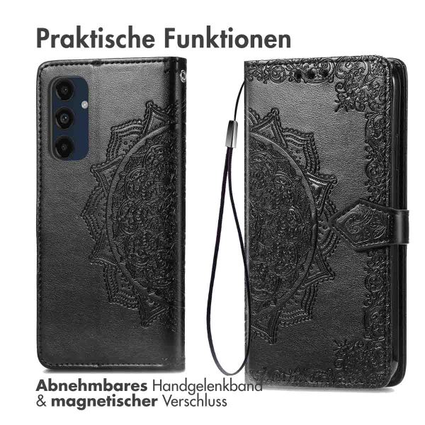 imoshion Mandala Klapphülle Samsung Galaxy S24 FE - Schwarz
