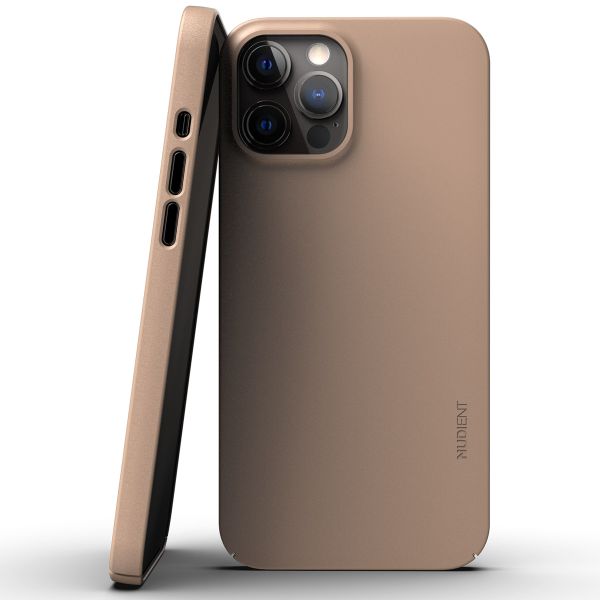 Nudient Thin Case für das iPhone 12 Pro Max - Clay Beige