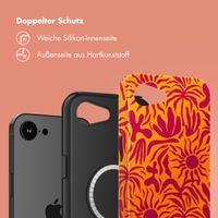 Selencia Vivid Rückabdeckung mit MagSafe Apple iPhone 16e - Tropical Vibes Apricot