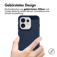 imoshion Brushed Back Cover Oppo Reno 16 / 16 Pro - Dunkelblau