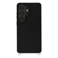 Selencia Rivièra Backcover mit MagSafe mit abnehmbaren Haken Samsung Galaxy S26 Ultra - Velvet Black