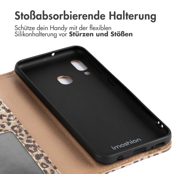 imoshion Design Klapphülle Samsung Galaxy A20e - Leopard Mood