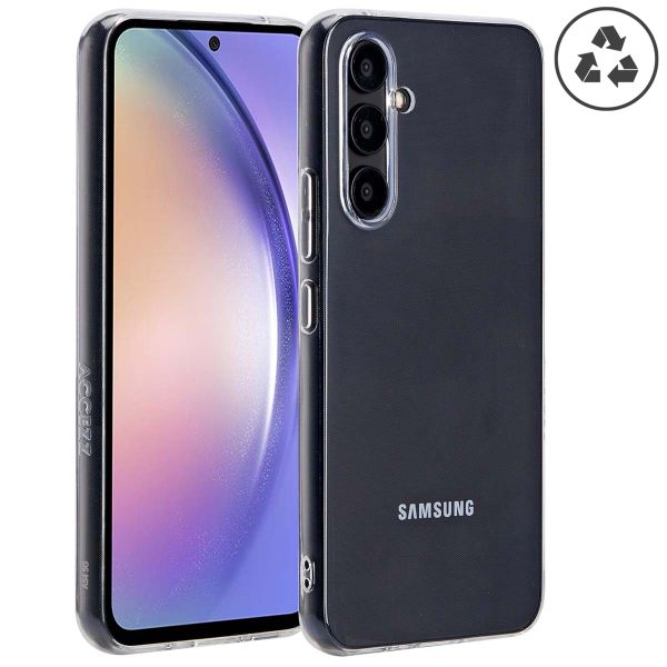 Accezz 100% recyceltes TPU Clear Cover für das Samsung Galaxy A54 (5G)  - Transparent