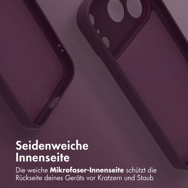 imoshion Color Back Cover mit MagSafe Apple iPhone 18 Pro / 17 Pro - Bordeaux