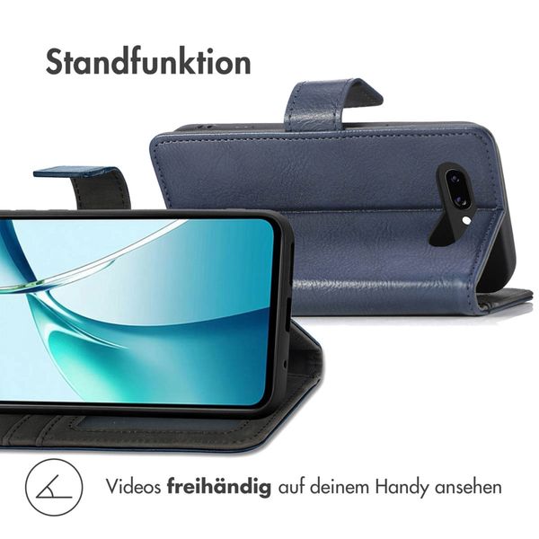 imoshion Luxuriöse Klapphülle Google Pixel 9A - Dunkelblau