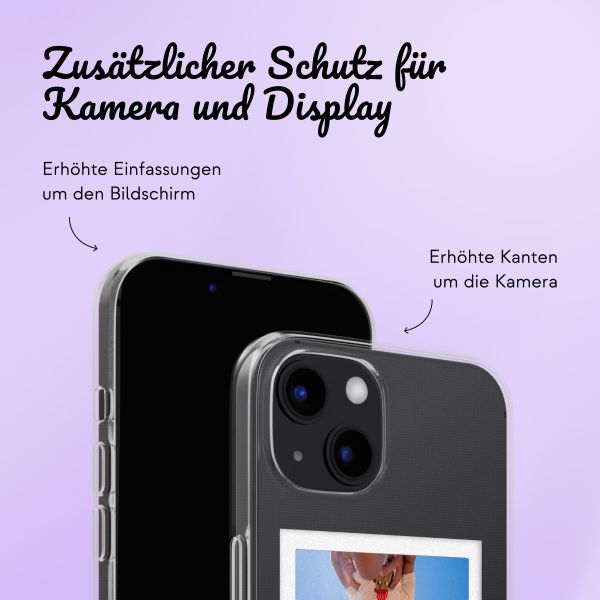 Personalisierte Hülle mit Polaroid iPhone 12 (Pro) - Transparent