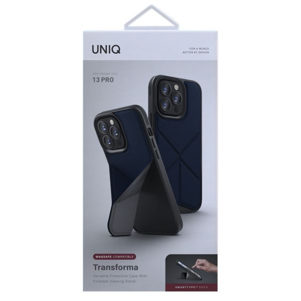 Uniq Transforma Back Cover mit MagSafe für das Apple iPhone 13 Pro - Electric Blue