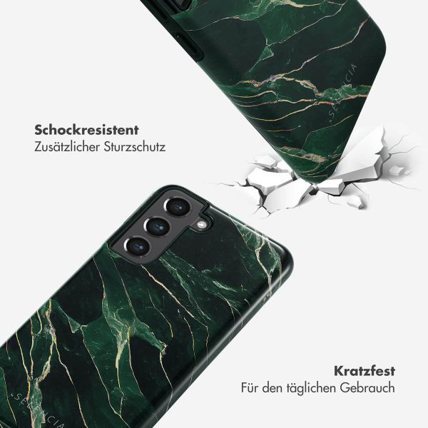 Selencia Vivid Back Cover Samsung Galaxy S21 FE - Chic Marble Quartz